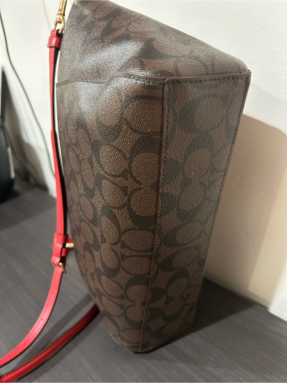 Coach Prairie Satchel in Signature Canvas (Style#F79998) EUC - Picture 8 of 11